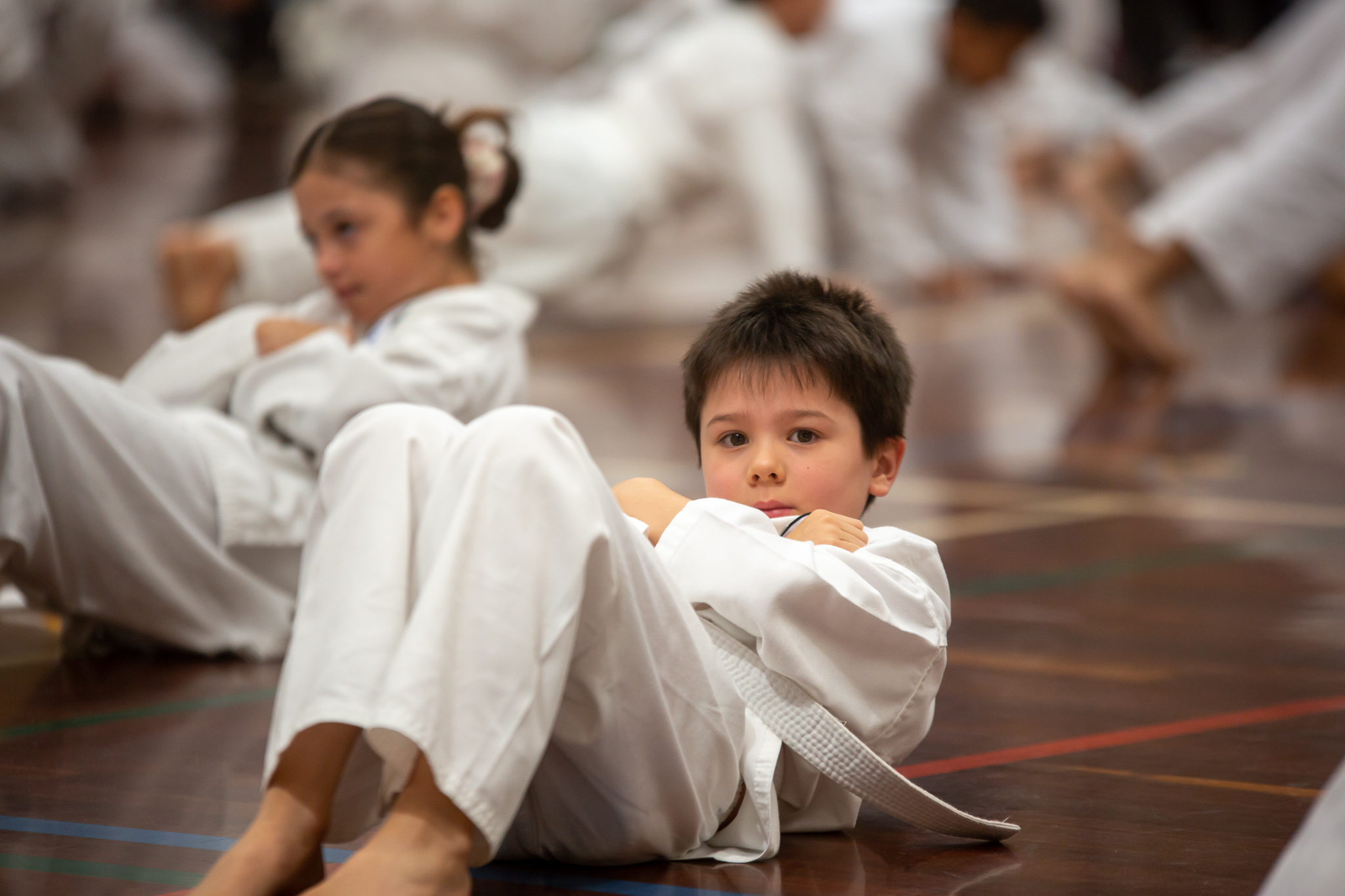 First Taekwondo martial arts Perth WA First Taekwondo Perth boy sit-ups
